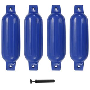 vidaXL laivas buferi, 4 gab., zili, 41x11,5 cm, PVC
