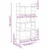 vidaXL Grāmatu plaukts Sonoma ozols 75 x 30 x 156 cm Inženierijas koks