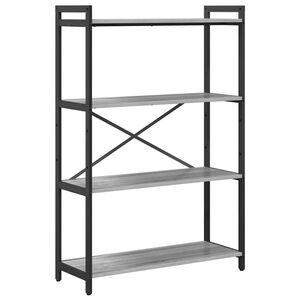 vidaXL Grāmatu plaukts 80 x 30 x 120 cm Inženierijas koks