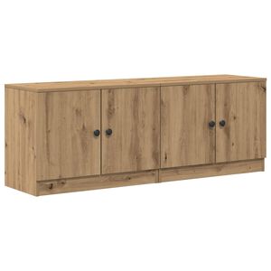 vidaXL Uzglabā&scaron;anas skapis loft gultai 2 gab. Artisan Ozols