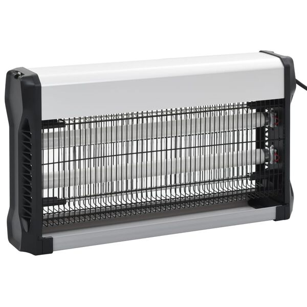 vidaXL kukaiņu iznīcinātājs, melns alumīnijs, ABS, 30 W