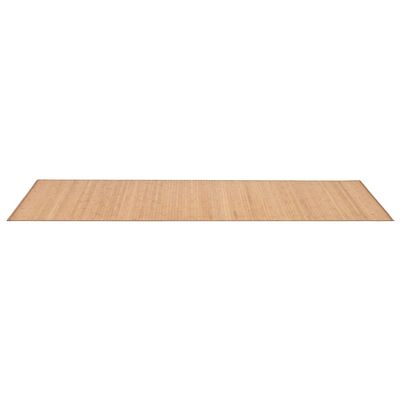 vidaXL paklājs, bambuss, 80x200 cm, brūns