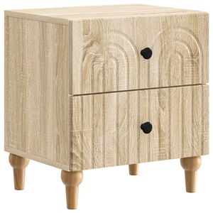 vidaXL Nakts skapītis ar atvilktni Sonomas ozols 43 x 34,5 x 48 cm