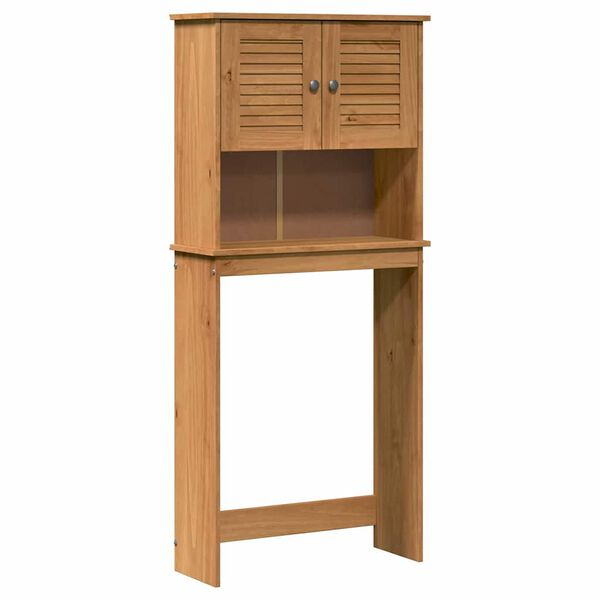 vidaXL Veļas mašīnas skapis VIGO medus brūna 72.5 x 27 x 161 cm