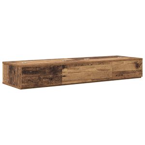 vidaXL Studijas galds Vecs koks 130 x 40 x 19,5 cm Inženierijas koks