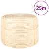 vidaXL virve, 10 mm, 25 m, 100% sizals