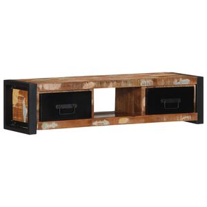 vidaXL TV skapītis, 100x30x25 cm, pārstrādāts masīvkoks