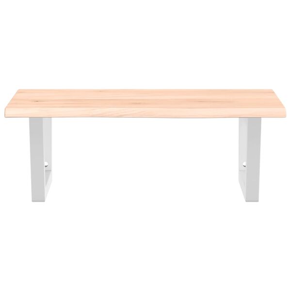 vidaXL izlietnes plaukts, stiprināms pie sienas, tērauds, ozola koks