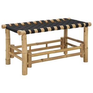 vidaXL Dārza sols 80 x 38 x 40 cm Bambuss Dabiska Taisnstūra