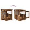 vidaXL Suņu kastes mēbeles Old Wood 55x80x68 cm Engineered Wood