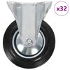 vidaXL fiksēti ritenī&scaron;i, 32 gab., 160 mm