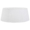 vidaXL Ziemassvētku eglītes svārki balti &Oslash;56x23 cm Plastmasa