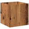vidaXL stādāmā kaste Old Wood 40x40x40 cm Engineered Wood
