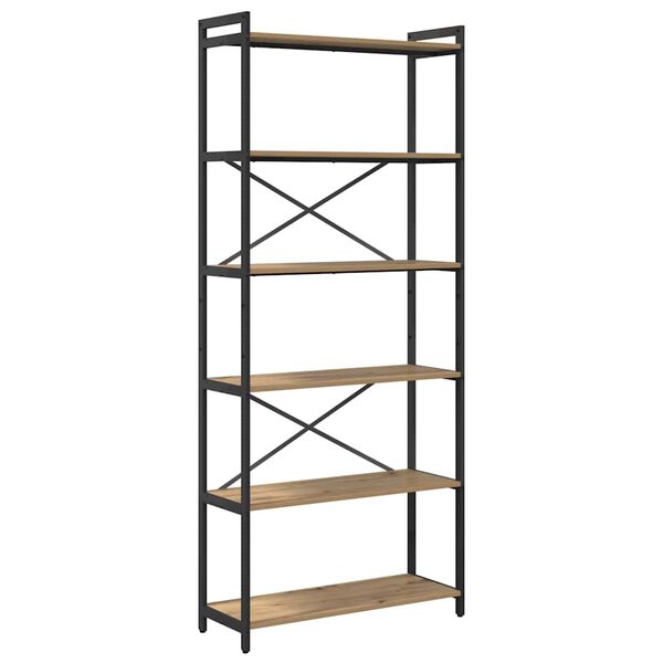 vidaXL Grāmatu plaukts Artisānā ozols 40 x 30 x 85 cm