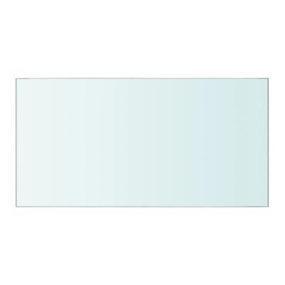 vidaXL stikla plauktu paneļi, 2 gab., 40x20 cm, caurspīdīgi