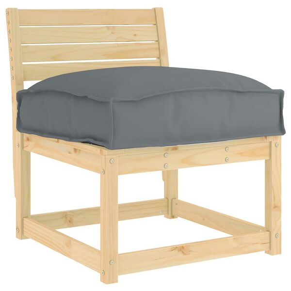 vidaXL Spilvens Antracīts 60 x 40 x 8 cm Oksforda audums