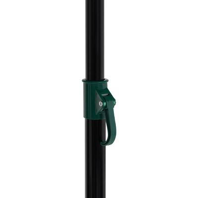 vidaXL zvejas lietussargs, 220x193 cm, zaļš