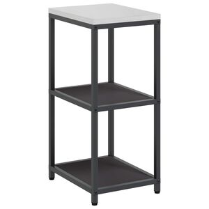 vidaXL Virtuves Uzglabā&scaron;ana HATTEM Melns 40 x 50 x 92 cm Tērauds