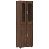 vidaXL Augstais skapītis FLORIN 60 x 35 x 182 cm Brūns ozols