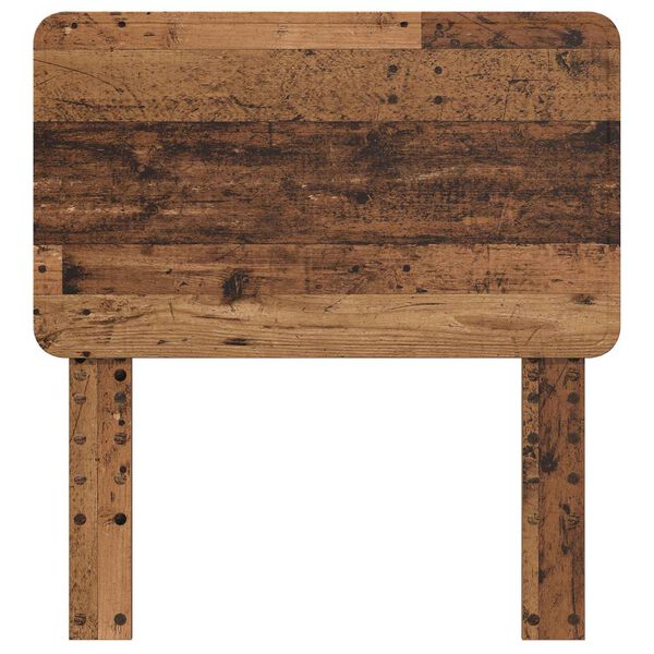 vidaXL Galvgalis ar galvas klāju Vecs koks 75 cm Inženierijas koks