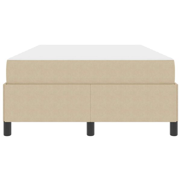 vidaXL Gultas rāmis ar matraci Gai&scaron;i zaļa pelēka 120 x 190 cm audums