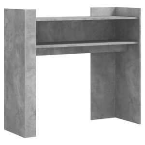 vidaXL konsoles galdiņ&scaron;, betonpelēks, 100x35x90 cm, skaidu plāksne