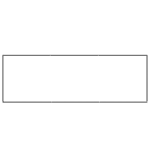 vidaXL suņu voljērs, melns, 3 m², tērauds