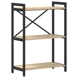 vidaXL Grāmatu plaukts 60 x 30 x 85 cm Inženierijas koks Sonoma ozols
