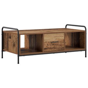 vidaXL Kafijas galdiņ&scaron; Vecs koks 99,5 x 49 x 41 cm Inženierijas koks