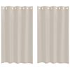vidaXL Voile aizkaris 2 gab. Smil&scaron;u 175 x 140 cm Poliesters