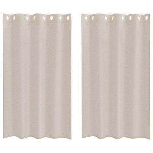 vidaXL Voile aizkaris 2 gab. Smil&scaron;u 140 x 175 cm Poliesters