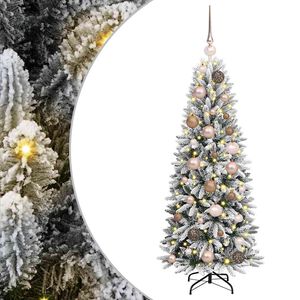 vidaXL Mākslīgā Ziemassvētku eglīte Balts 120 cm