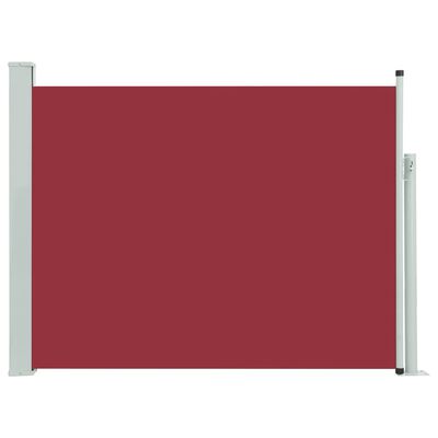 vidaXL izvelkama sānu markīze, sarkana, 140x500 cm
