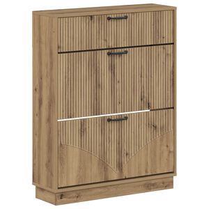vidaXL Apavu skapis HOORN 78 x 24 x 100 cm Inženierijas koks