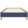 vidaXL gultas rāmis bez matrača, zils, 80x200cm audums