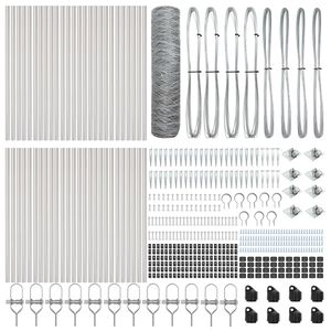 vidaXL Žoga āķis Sudraba