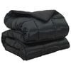 vidaXL Ziemas gultas sega 155 x 220 cm 450 gsm Melna