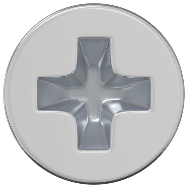 vidaXL Iegremdē&scaron;anas skrūves 12 pcs Sudraba M4 x 6 mm Dzelzs