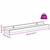 vidaXL Sienas plaukts 2 pcs Sarkana 40 x 9 x 3 cm Inženierijas koks