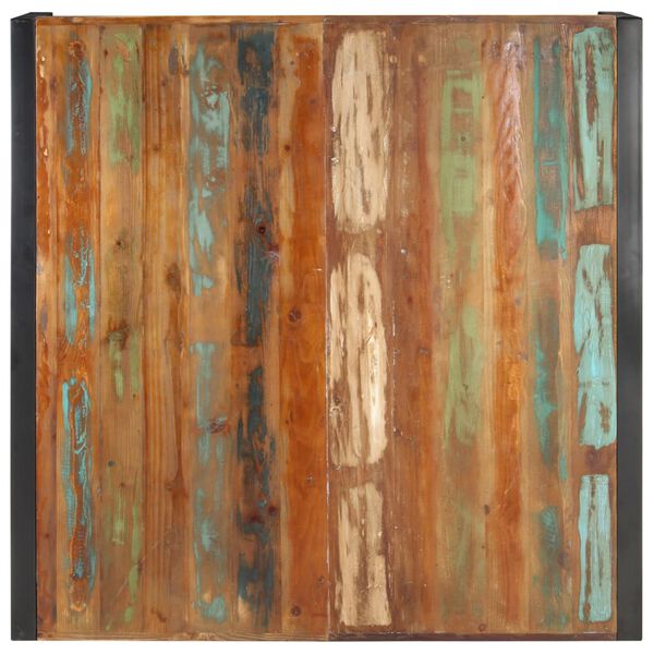 vidaXL kafijas galdiņ&scaron;, 120x120x40 cm, pārstrādāts masīvkoks