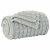 vidaXL Pleds Pelēka 240 x 220 cm 1.38 kg Flīss