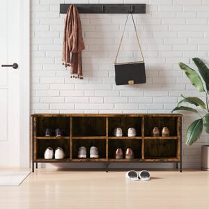vidaXL apavu skapītis, 131x35x50 cm, inženierijas koks, ozolkoka krāsa