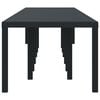 vidaXL Dārza galds Antracīts 400 x 100 x 73 cm poliratāns
