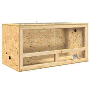 vidaXL Terārijs Brūna 100 x 50 x 50 cm OSB