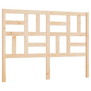 vidaXL gultas galvgalis, 156x4x104 cm, priedes masīvkoks