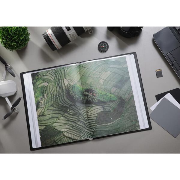 Rillstab portfolio albums, A4, 30 kabatiņas, melns