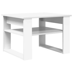 vidaXL Kafijas galdiņ&scaron; Balts 64 x 54 x 44 cm Inženierijas koks