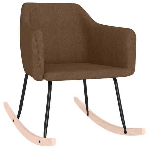 vidaXL &scaron;ūpuļkrēsls, brūns audums