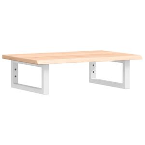 vidaXL izlietnes plaukts, stiprināms pie sienas, tērauds, ozola koks