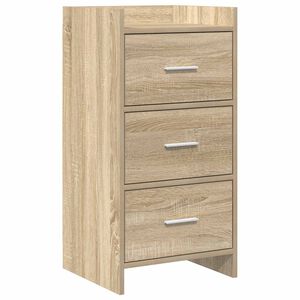 vidaXL Puse Sonomas ozols 40 x 36 x 80 cm Inženierijas koks
